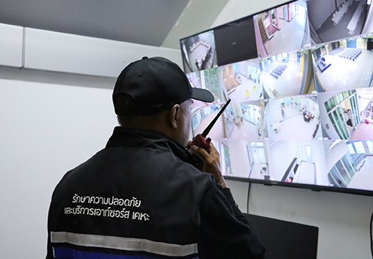 cctv-monitoring A security guard monitoring the cctv footage